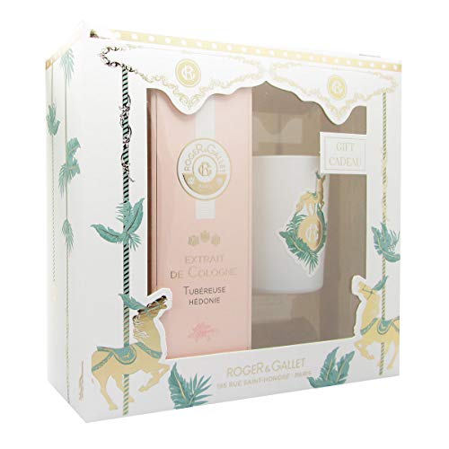 Roger Gallet Pack Tubereuse Hedonie Extrait De Colonia + Vela Aromática