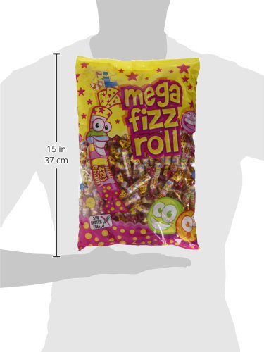 Rollitos - Mega Fizz Roll - Caramelo comprimido - 1100 g