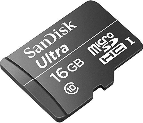 SanDisk SDSDQ-016G-FFP 16 GB MicroSDHC Memory Card - Frustration-Free Packaging (Label May Change)