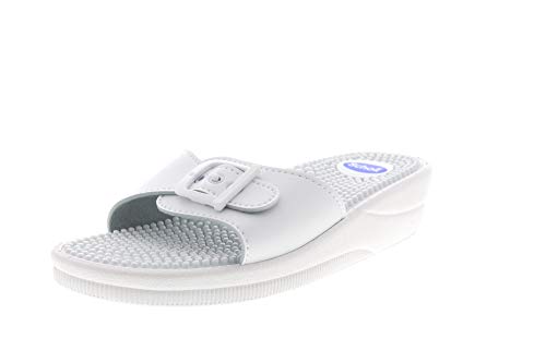 Scholl Chanclas de Playa New Massage Blanco 35