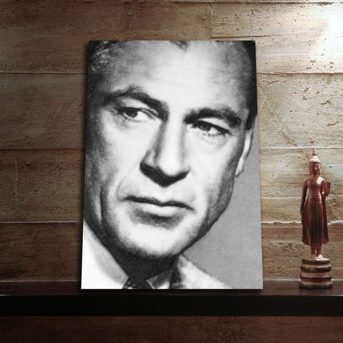 SEASONS Gary Cooper - Original Art Coaster #js002