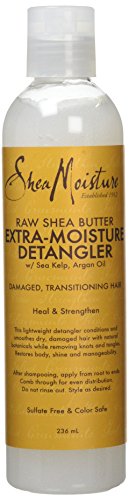 Shea Moisture Desenredante de hidratación de manteca de karité pura, 236 ml