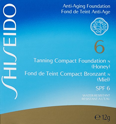 Shiseido Base Maquillaje Compacta Protectora Spf 6 Miel 12 g