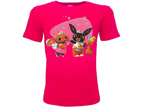 Sicem International srl – Camiseta oficial de Bing Re con flop máscara oficial y la reina rosa fucsia para niña, fucsia, 2 años