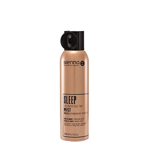 Sienna Q10 Self Tan Express, Auto bronceador, Niebla teñida, 200 ml