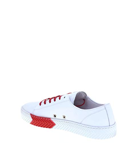 SISLEY Sneakers UOMO WHI-Red - 43