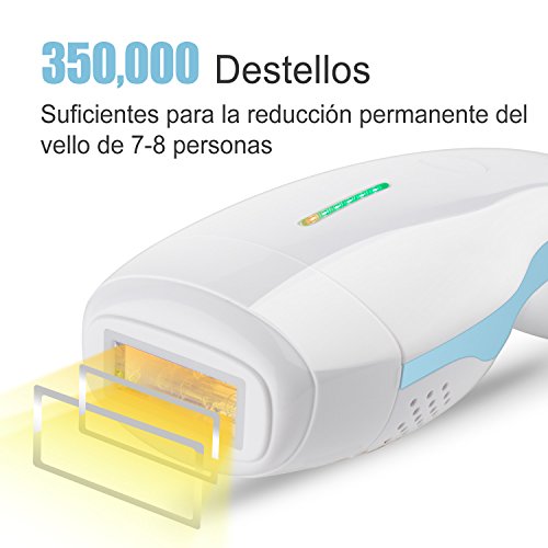 Sistema de Depilación por Luz Pulsada Intensa(IPL),Dispositivo DEESS series 3 Plus de Depilación Permanente para Cara y Cuerpo,350.000 pulsaciones de luz,Uso Doméstico,Púrpura-Aprobado por la FDA