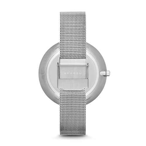 Skagen Reloj Analogico para Mujer de Cuarzo con Correa en Malla de Acero Inoxidable SKW2140