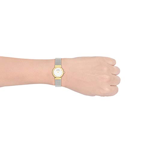 Skagen Reloj de pulsera Analógico para Mujer de Cuarzo con Correa en Acero inoxidable 358SGSCD