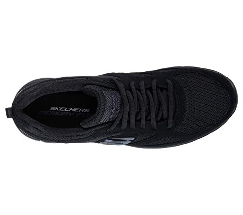 Skechers Burns 52635-bbk, Zapatillas para Hombre, Negro (Black 52635/Bbk), 43 EU