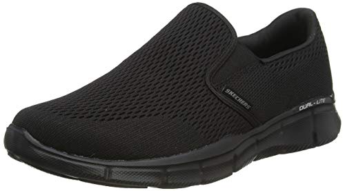 Skechers Men's Equalizer-Double Play Moccasins, Black (Black), 6 UK (39.5 EU)