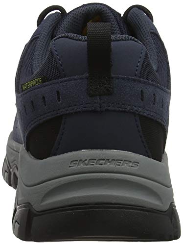 Skechers Men's GREETAH Trainers, Blue (Navy Suede Leather W/Textile Nvbk), 10 UK (45 EU)