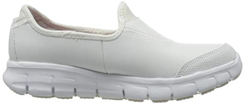 Skechers Sure Track, Zapatos para Profesionales Sanitarios para Mujer, Blanco, 39 EU