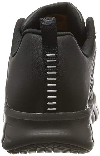 Skechers Women's Sure Track Erath - Ii Lace-up Sneakers, Black (Black Leather Blk), 6 UK (39 EU)