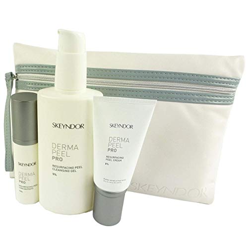 Skeyndor Kit Dermapeel Pro Cream - Set de regalo de limpieza para la piel + bolsa