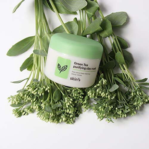 Skin79 - Green Tea Clay Mask, Mascarilla Limpiadora, 95ml