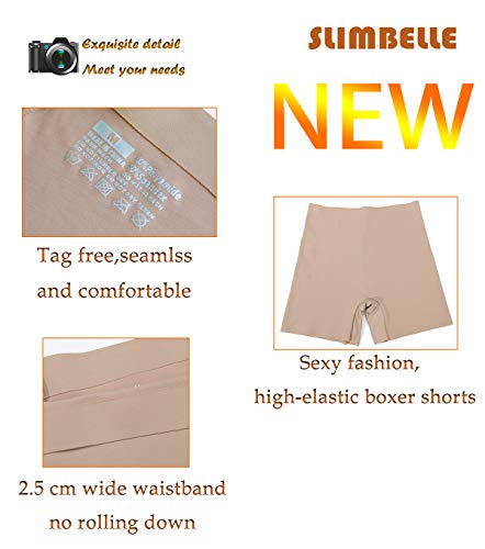 SLIMBELLE Mujer Faja Pantalon Moldeador Sin Costuras Braguitas Reductoras Panty Shapewear Shaping Push up Butt Boxer Shorts Evita Rozaduras Contenitiva Ropa Interior Elástica Tallas Grandes