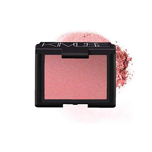 Soft Powder Blush Palette Larga duración Mate Blush Blush individual de maquillaje cosméticos faciales portátiles (Orgasm)