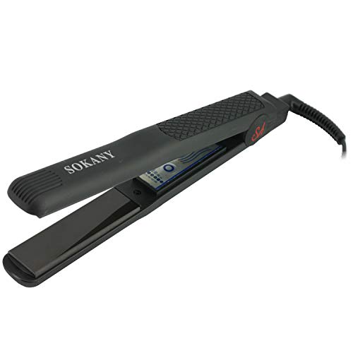 SOKANY SA-858 - Plancha de pelo bajo consumo, regulador de temperatura (65W-220V)