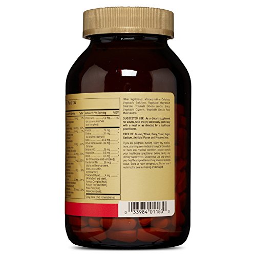 Solgar Formula VM-75 - multivitaminas de alta potencia y minerales - 30 tabletas