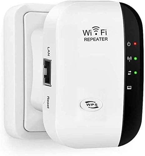 SOOTEWAY Repetidor WiFi, 300Mbps Extensor WiFi, Amplificador WiFi 2.4GHz con Repertidor/Ap Modo y la función WPS, 1 Puerto Fast Ethernet Wireless Amplificador