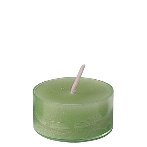 Spaas 24 velas aromáticas en vaso transparente, 4,5 horas, calentamientos de corazón