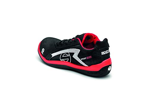 Sparco S0751640RSNR Zapatillas Sport EVO Negro, 40 EU