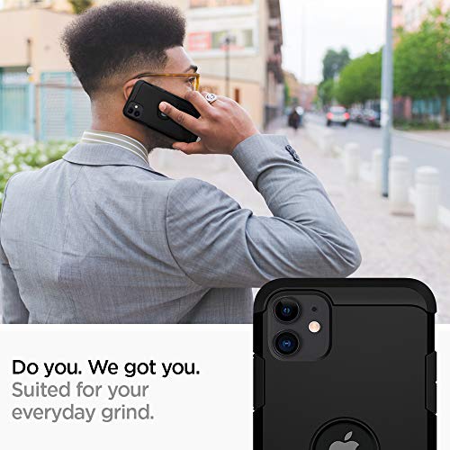 Spigen Funda Tough Armor, Compatible con Apple iPhone 11 (6.1") 2019 - Negro