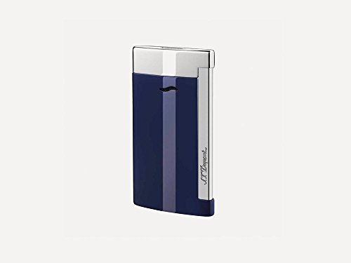 S.T. Dupont Paris Slim 7 Azul lacado encendedor con bolsa regalo nuevo