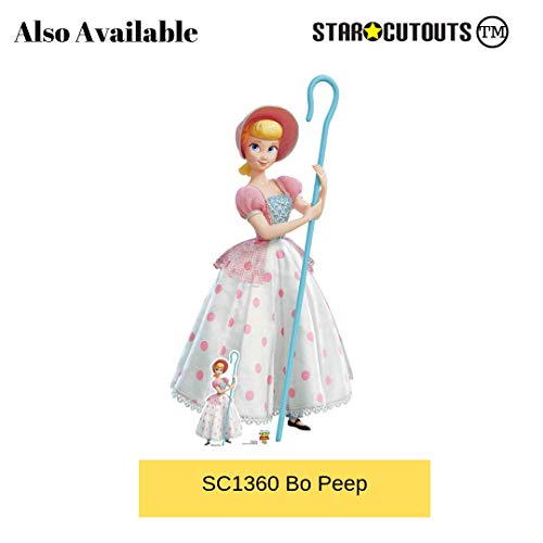 Star Cutouts SC1363 - Muñeca ventrilóquica de tamaño real (183 cm de altura, incluye escritorio de cartón Standee Toy Story 4 Party and Collectors Item, multicolor)