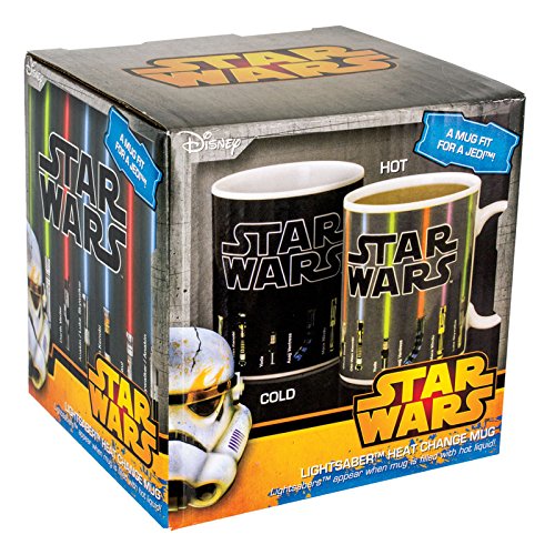 Star Wars Lightsaber Calor Cambio Taza, Multicolor