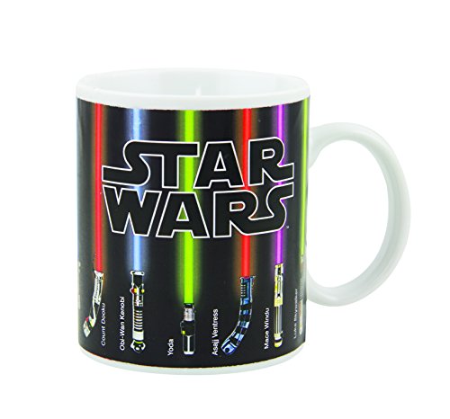 Star Wars Lightsaber Calor Cambio Taza, Multicolor