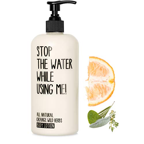 Stop The Water while using Me – bodylotion Naranja Wild Herbs – Naranja – Melisa – Natural cosmético (0,5 l)