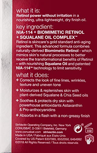 StriVectin S.T.A.R. Light™ Transformación De Piel Aceite Nocturno Retinol Avanzado 1oz