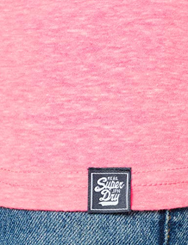 Superdry Premium Goods Puff Entry tee Camiseta de Tirantes, Rosa (Neon Pink Snowy Zv0), XS (Talla del Fabricante:8) para Mujer