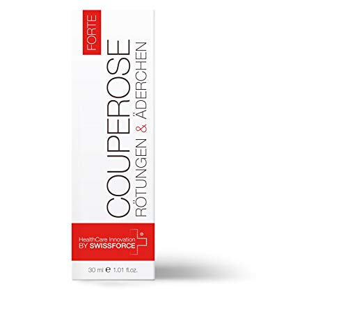 Swissforce Couperose Crema Forte 30 ml – Crema antirojeces en rosácea contra venas rojas