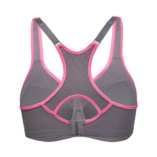 SYROKAN - Sujetador Deportivo de Alto Impacto con Aros y Fina Espuma para Mujer Multicolor #2 ES:105C (EU 90C)