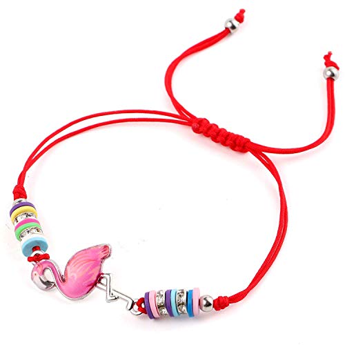 Tacobear 12 Piezas Pulsera Amistad Pulsera Niña Pulsera Unicornio Pulseras de Cuerda Trenzada Brazalete Joyería Niña Regalo de Cumpleaños de Fiesta (Estilo de Mezcla de Animales)