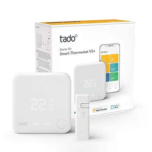 Tado 4.26033E+12 Termostato Inteligente V3+, Blanco, Única