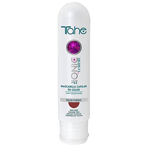 Tahe - Ionic - Mascarilla de color Rojo Fuego