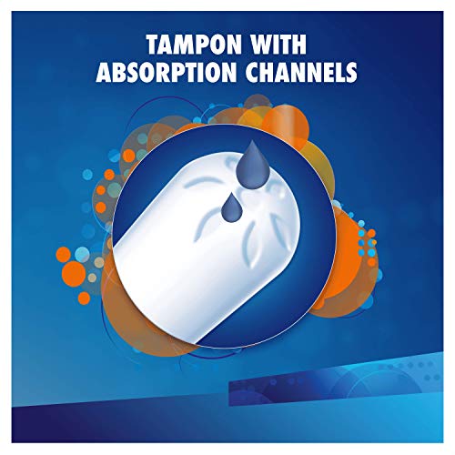 Tampax Compak Super+ Tampons con aplicador 18x, protección contra fugas y discreción, sensación limpia