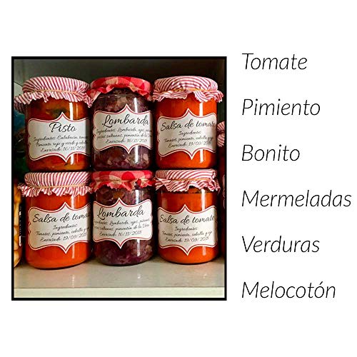 Tarros de cristal con tapas para conservas Pack de 46 unidades. Frascos hermeticos de 445 ml con tapa de rosca cerrado hermético para todo tipo de conserva casera