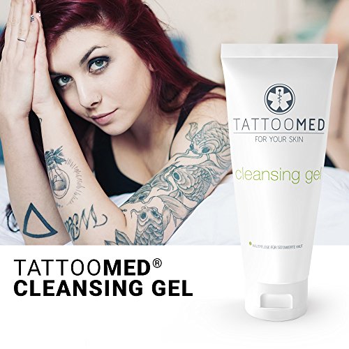 TattooMed Cleansing Gel - Cuidado Natural pH Neutro Para Piel Tatuada - 1 x 25ml