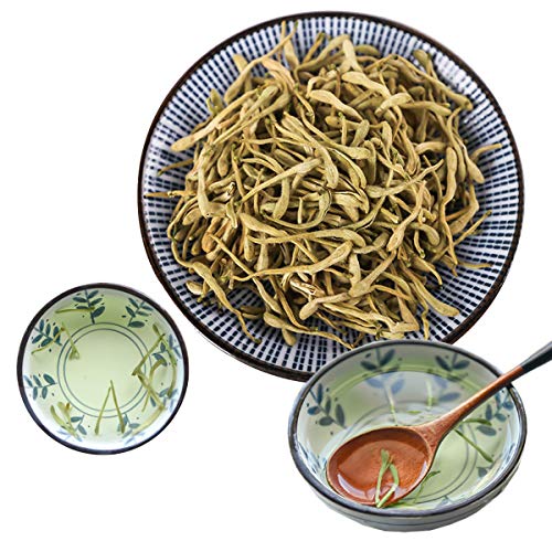 Té de hierbas chino Té de madreselva Nuevo té perfumado Cuidado de la salud Flores té de grado superior Comida verde saludable (100)