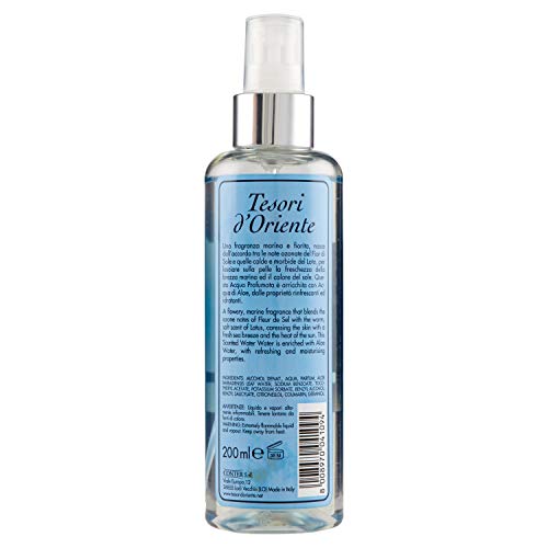 Tesori d'oriente - Agua perfumada con sabor sal y flores de loto 200 ml