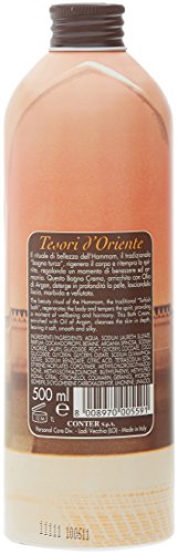 Tesori d’Oriente Hammam crema de ducha Cuerpo 500 ml - Cremas de ducha (Cuerpo, Adulto, Hombre/Mujer, Universal, Hidratante, Nutritiva, Azahar)