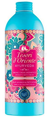 Tesori d'Oriente: Suavizante de tela – Botella"Ayurveda" Amla y pachuli 25.36 onzas líquidas (750 ml)