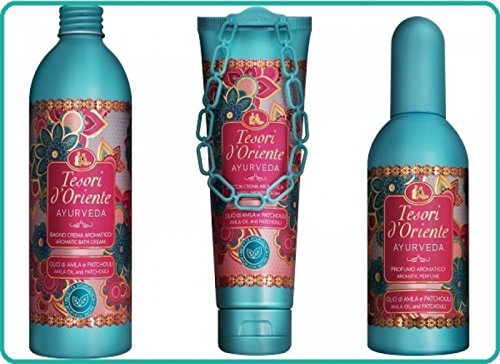 Tesori d'Oriente:"Ayurveda" Aromatic Shower Cream - 250 Ml (8.45us Fl Oz), Pack of 2