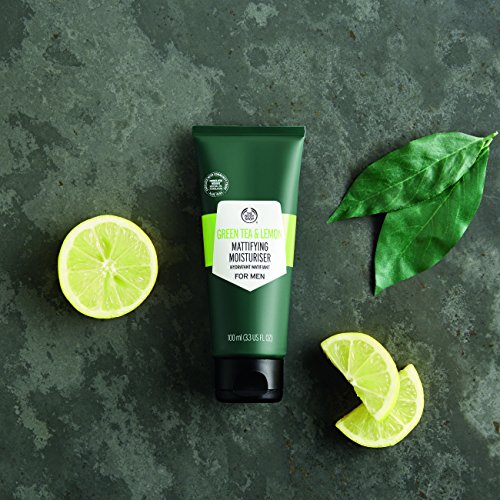 The Body Shop Green Tea and Lemon Mattifying - Crema hidratante para hombre (100 ml)