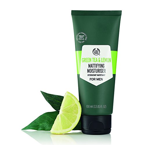 The Body Shop Green Tea and Lemon Mattifying - Crema hidratante para hombre (100 ml)